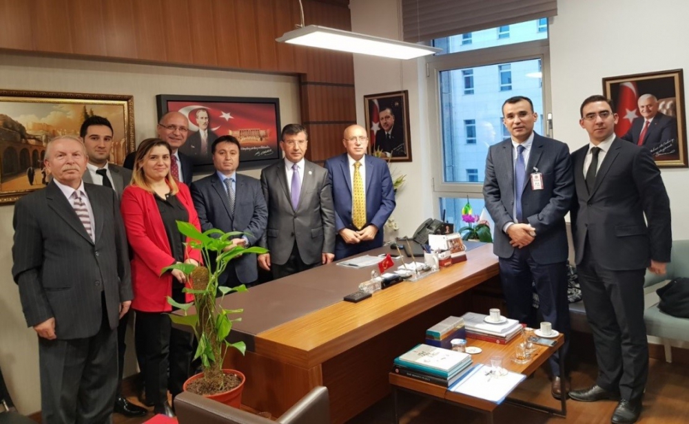YATIRIM DANIŞMANLARI PLATFORMU &Uuml;YELERİ MİLLETVEKİLİ CEVHERİYİ ZİYARET ETTİ